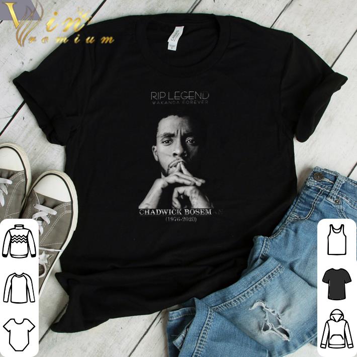 Funny Rip Legend Wakanda Forever Chadwick Boseman 1976 2020 shirt