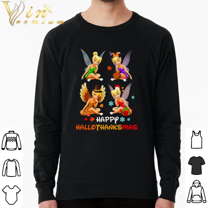 3e2c78f8 awesome tinker bell halloween thanksgiving christmas happy hallothanksmas shirt 4 - Awesome Tinker Bell Halloween Thanksgiving Christmas happy Hallothanksmas shirt