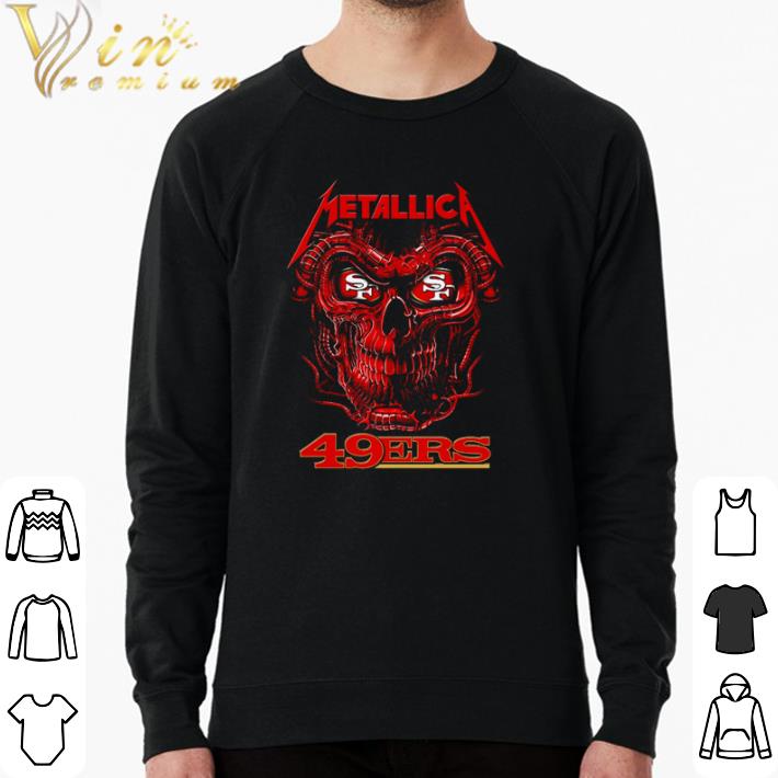 3e2c78f8 nice san francisco 49ers metallica skull shirt 4 - Nice San Francisco 49ers Metallica skull shirt