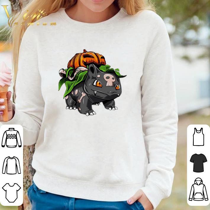 4cb8eed7 awesome pokemon bulbasaur pumpkin halloween shirt 4 - Awesome Pokemon Bulbasaur pumpkin Halloween shirt
