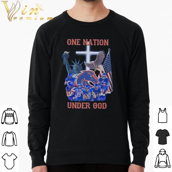 50722265 hot boise state broncos one nation under god shirt 4 - Hot Boise State Broncos one nation under god shirt