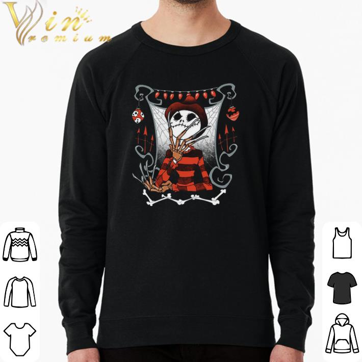 Official Jack Skellington Of Nightmare Freddy Krueger Of Horror Happy Halloween shirt 64c73aa4 official jack skellington of nightmare freddy krueger of horror happy halloween shirt 4 - Official Jack Skellington Of Nightmare Freddy Krueger Of Horror Happy Halloween shirt