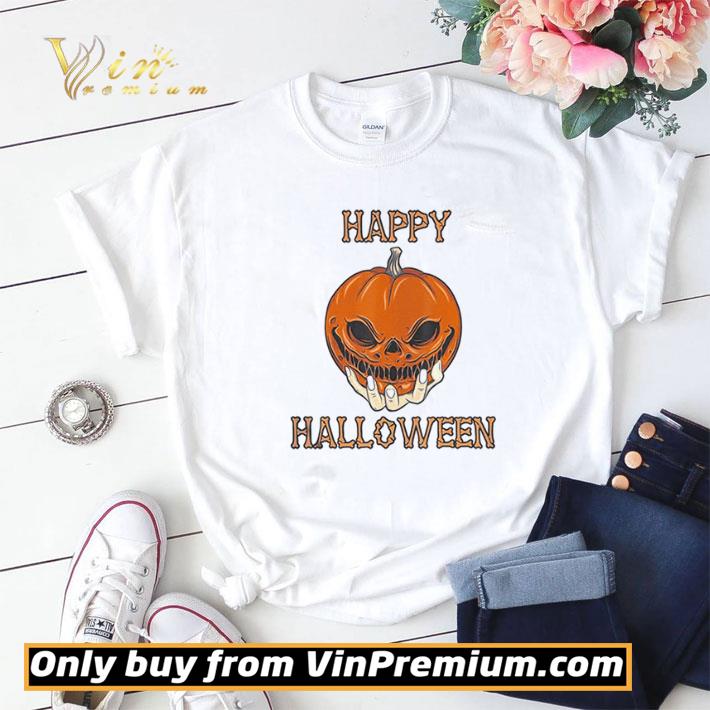 Awesome Bones Scary Pumpkin Face shirt