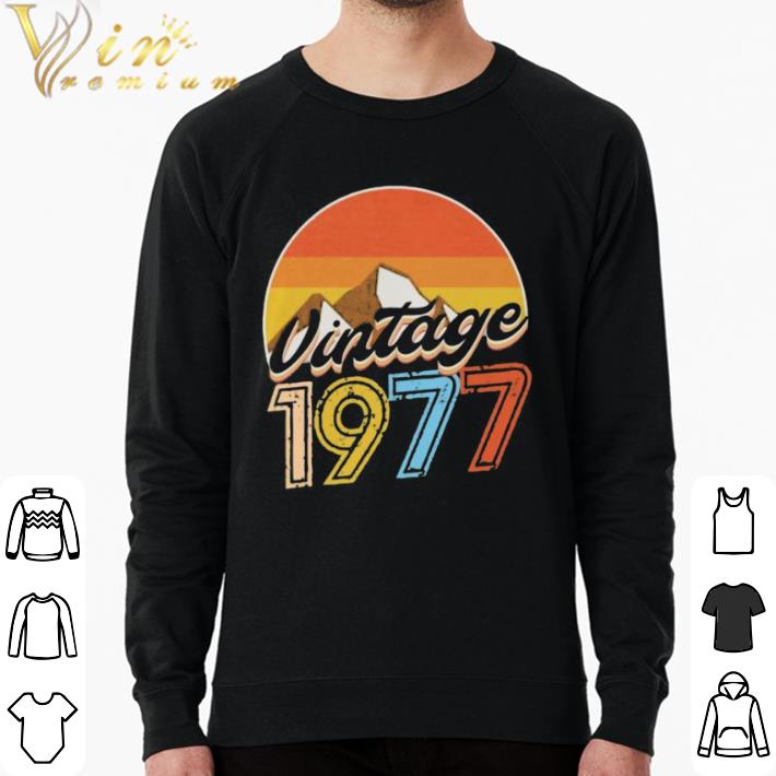 Premium Vintage 1977 Vintage retro shirt 8b555544 premium vintage 1977 vintage retro shirt 4 - Premium Vintage 1977 Vintage retro shirt