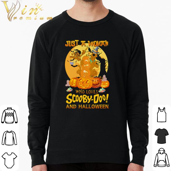 Awesome Just a woman who loves Scooby-Doo and Halloween shirt 96199b87 awesome just a woman who loves scooby doo and halloween shirt 4 - Awesome Just a woman who loves Scooby-Doo and Halloween shirt