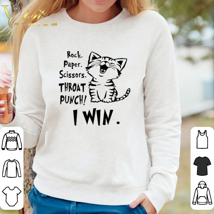 b945a734 official cat rock paper scissors throat punch i win shirt 4 - Official Cat rock paper scissors throat punch i win shirt