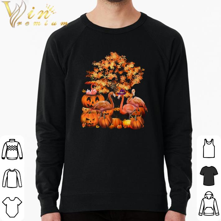 bd4e637e original flamingo witch pumpkin happy halloween shirt 4 - Original Flamingo Witch Pumpkin Happy Halloween shirt