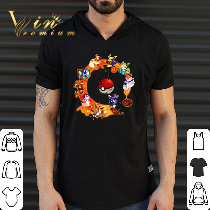 Funny All Evolutions of Eevee Pokemon Halloween shirt