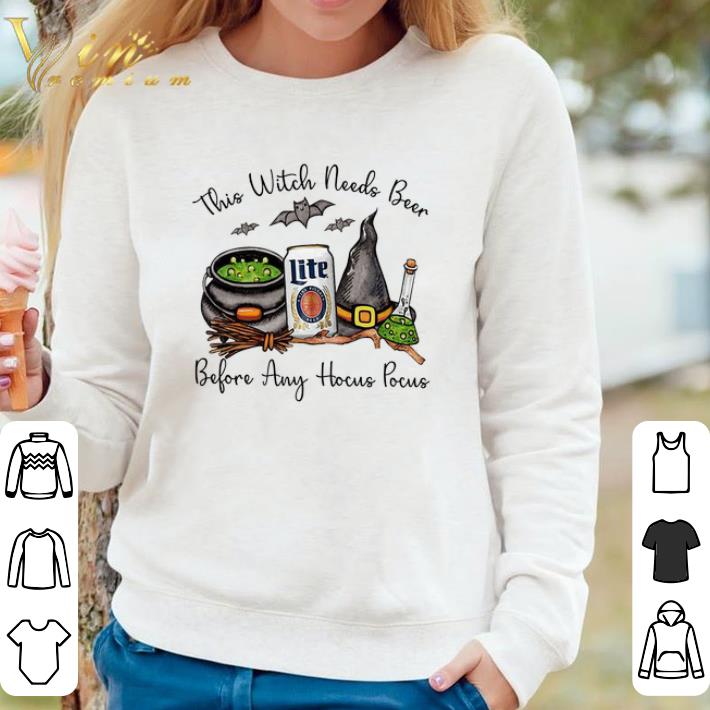 Premium Halloween This Witch Needs Beer Lite Before Any Hocus Pocus shirt d19f9c2a premium halloween this witch needs beer lite before any hocus pocus shirt 4 - Premium Halloween This Witch Needs Beer Lite Before Any Hocus Pocus shirt
