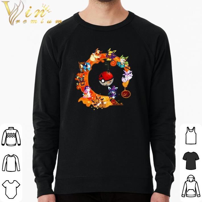 df7ab8ff funny all evolutions of eevee pokemon halloween shirt 4 - Funny All Evolutions of Eevee Pokemon Halloween shirt