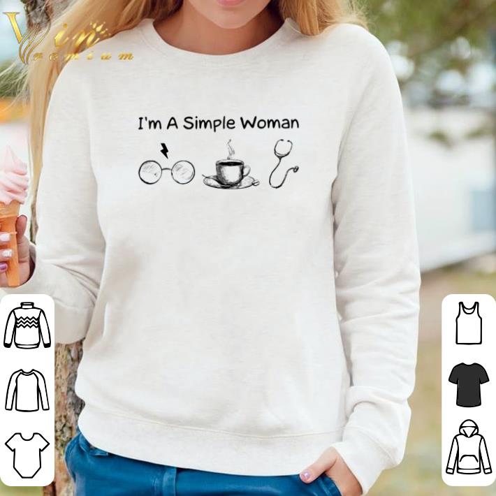 eb4592ec awesome i m a simple woman i like harry potter coffee and nurse shirt 4 - Awesome I’m a simple woman I like Harry Potter Coffee and Nurse shirt
