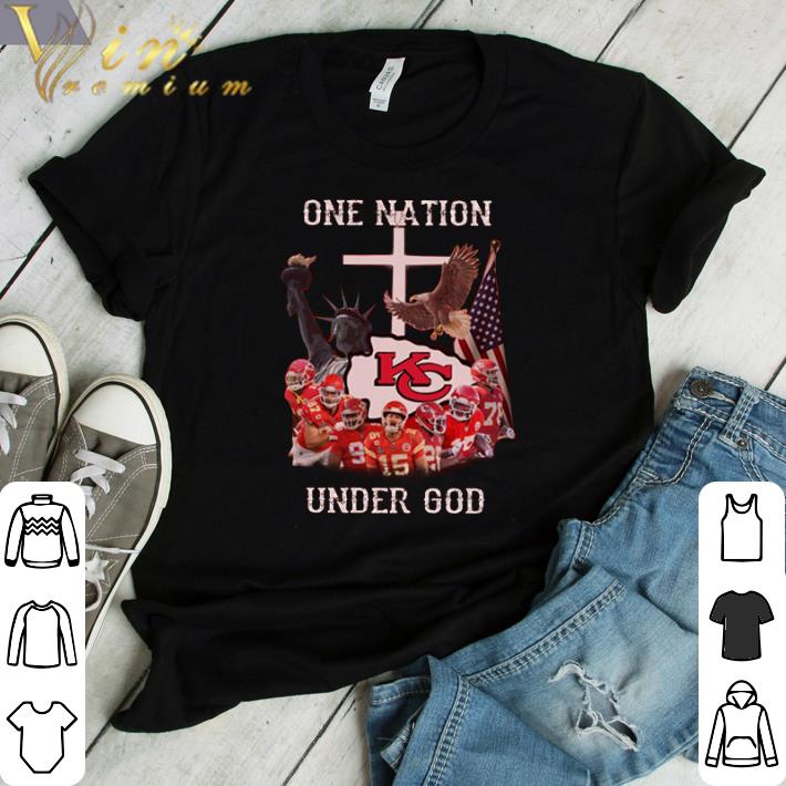 Pretty Arkansas Razorbacks one nation under God American flag shirt