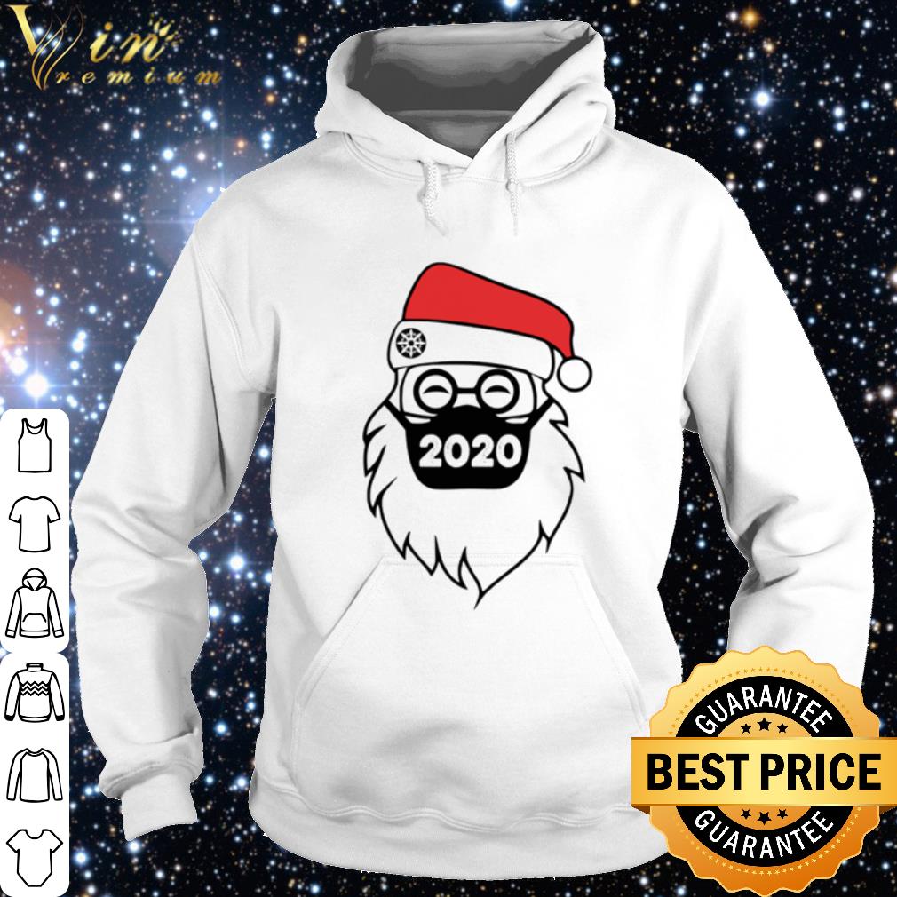 03982769 top santa wearing mask 2020 christmas shirt 4 - Top Santa wearing mask 2020 Christmas shirt
