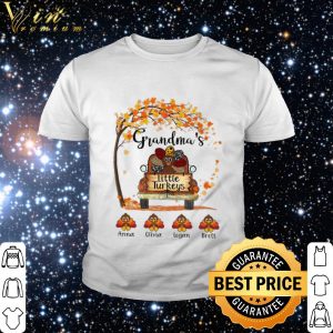 Grandma's little turkeys Anna Olivia Logan Brett shirt