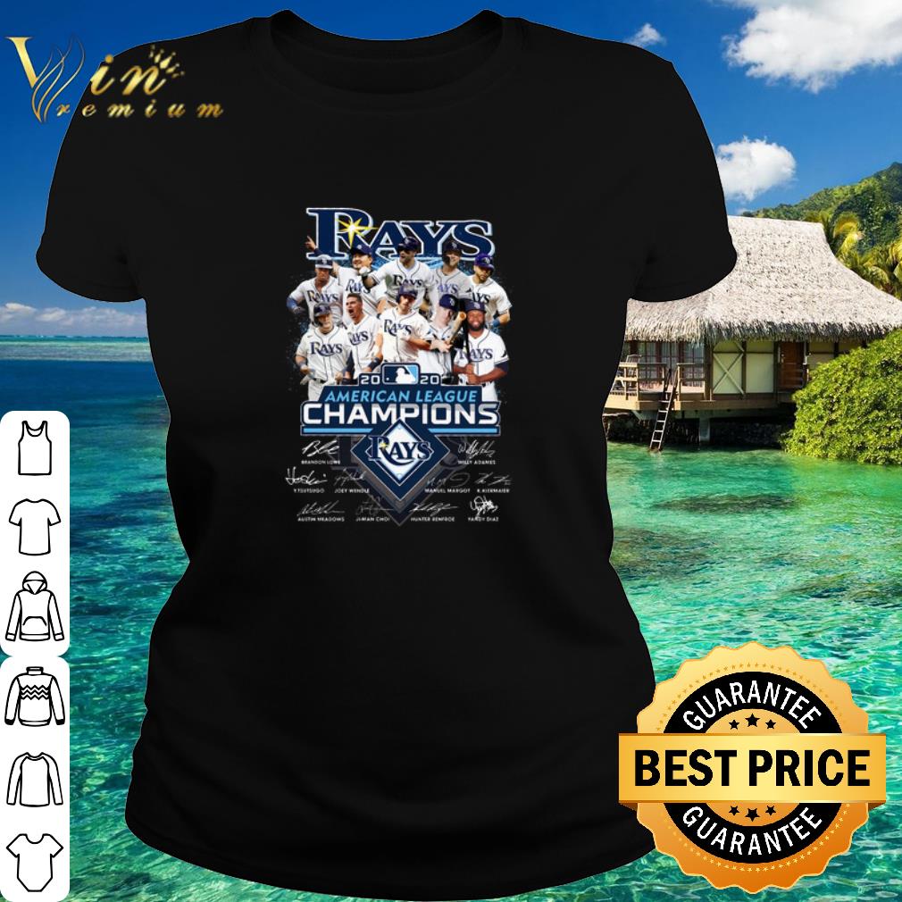 Official Tampa Bay Rays American League Champions Signature shirt