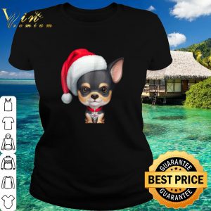 Best Chihuahua wearing Santa Claus Christmas hat shirt 1
