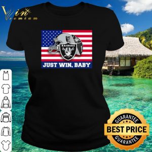 Top American flag Las Vegas Raiders just win baby shirt