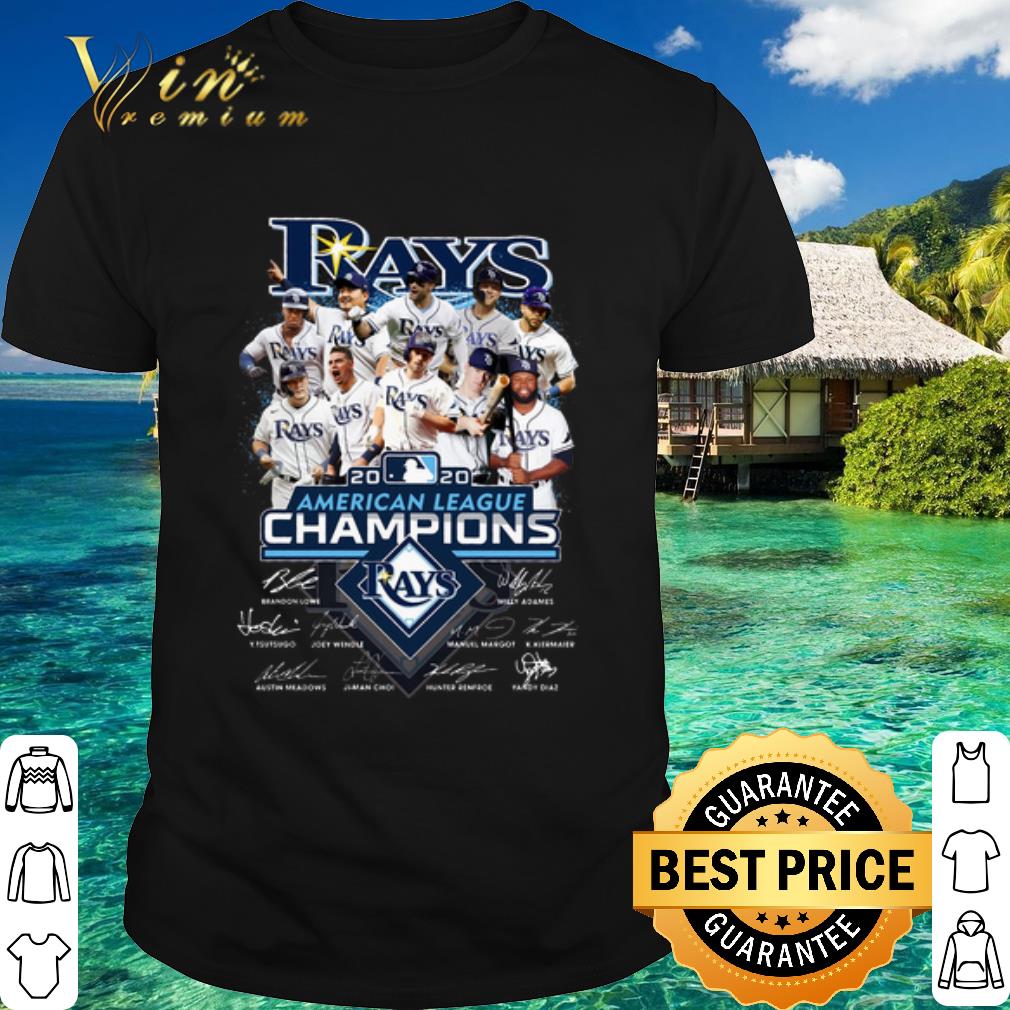 Official Tampa Bay Rays American League Champions Signature shirt
