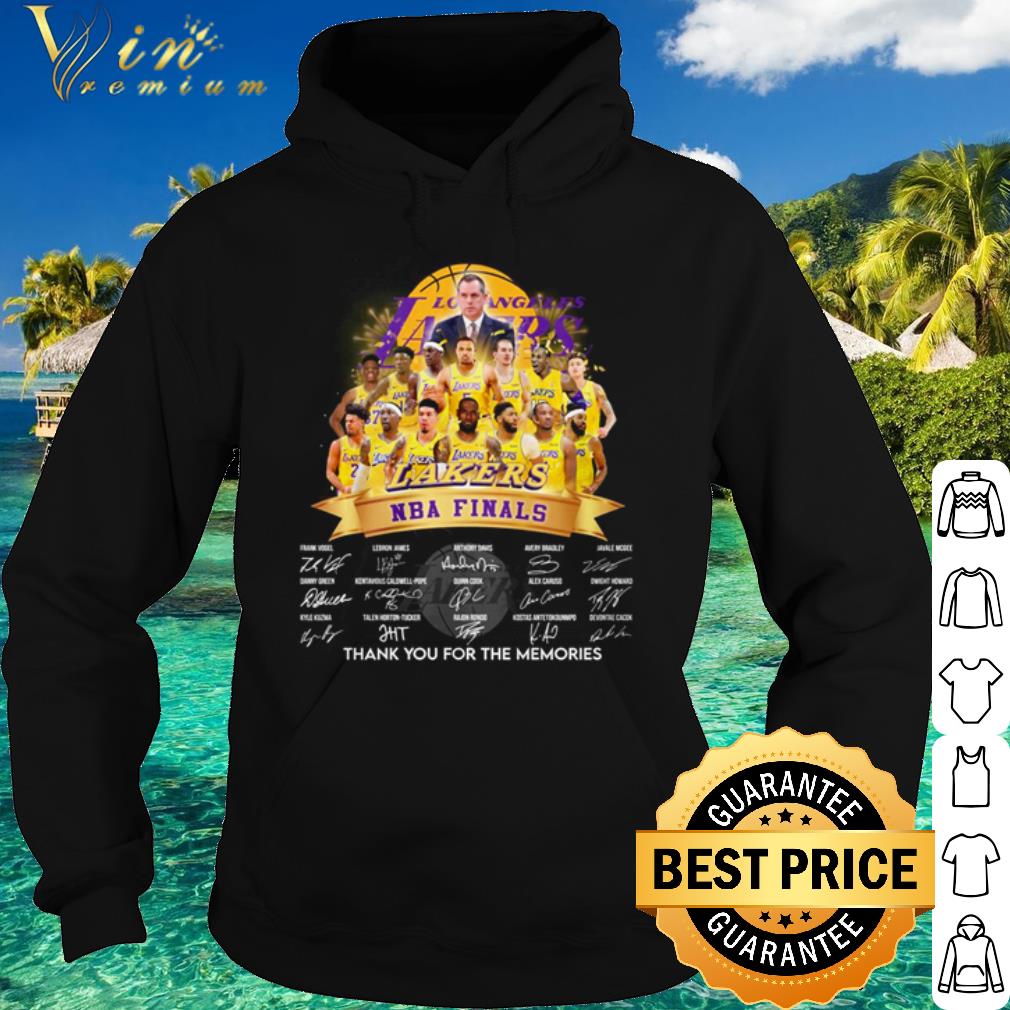 df74e127 official los angeles lakers lakers nba finals thank you for the memories signature shirt 4 - Official Los Angeles Lakers Lakers NBA finals thank you for the memories signature shirt