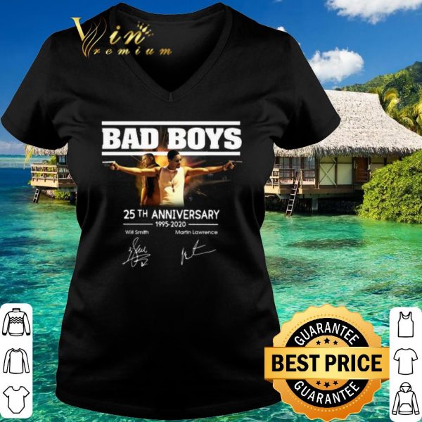 Top Bad Boys 25th Anniversary 1995 2020 Will Smith And Martin Lawrence shirt