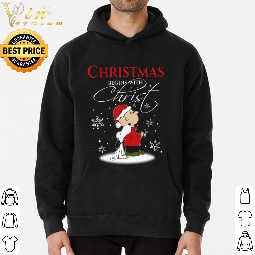 feee66a1 charlie and snoopy pray christmas starting with christ shirt 4 - Charlie and Snoopy pray Christmas starting with christ shirt