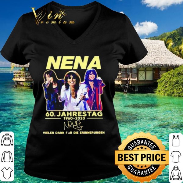 Top Nena Neue Deutsche Welle 60 Jahrestag 1960 2020 signature shirt