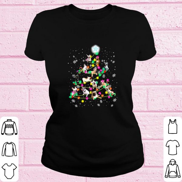 Top Frenchie as Christmas tree shirt