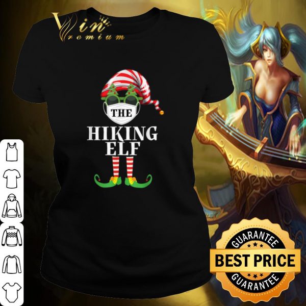 Pretty Hiking Elf Pajama Face Mask Christmas shirt