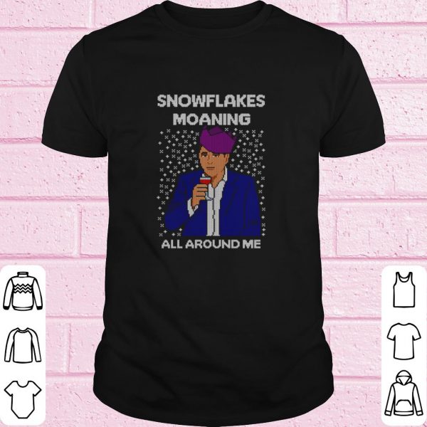 Official Piers Morgan snowflakes moaning all around me Christmas shirt