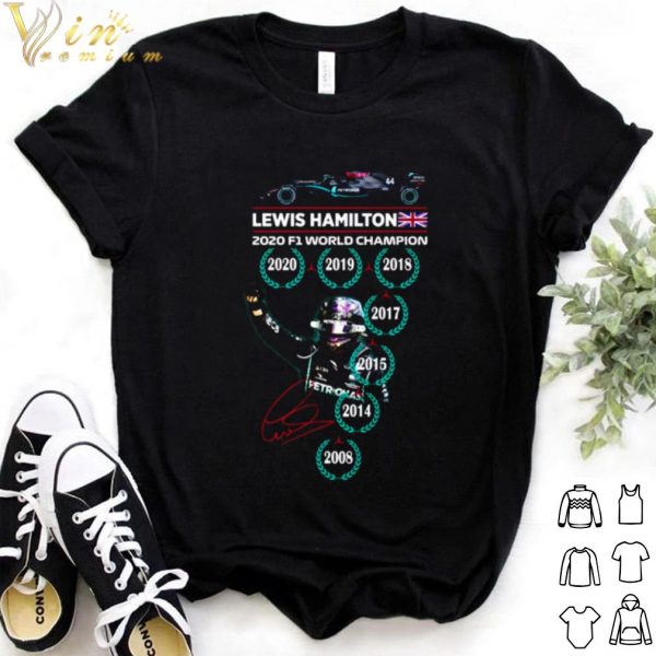 Best Lewis Hamilton 2020 f1 world champion signature shirt