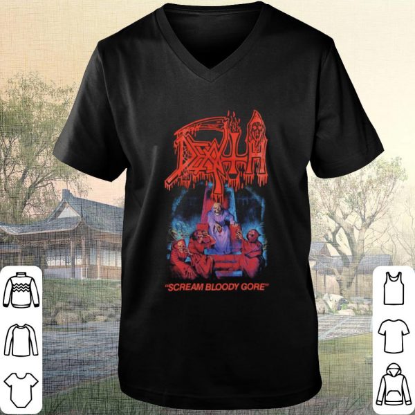Cool Death Scream Bloody Gore shirt