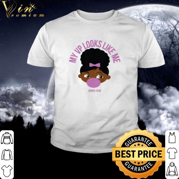 Premium My VP Looks Like Me Harris 2020 Toddler Kids Black Girls shirt
