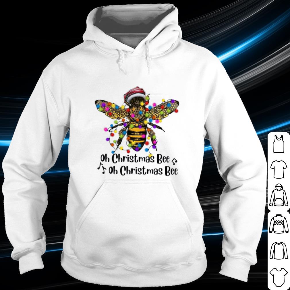 22db1e93 original bee santa oh christmas bee oh christmas bee shirt 4 - Original Bee Santa oh christmas bee oh christmas bee shirt