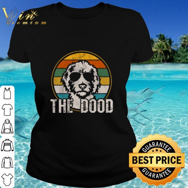 Nice Goldendoodle wears glasses The Dood Vintage shirt