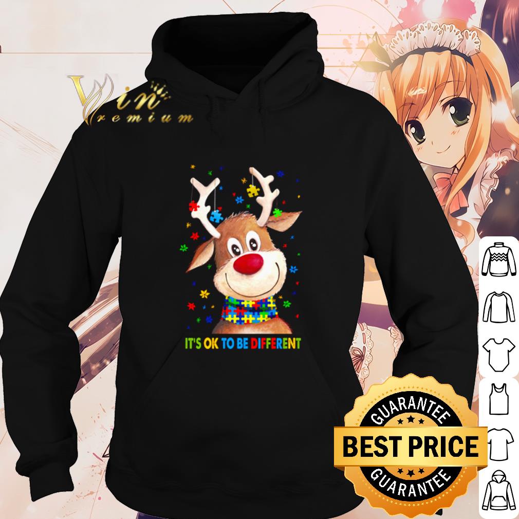 Best Reindeer Autism it's ok to be different shirt 26222274 best reindeer autism it s ok to be different shirt 4 - Best Reindeer Autism it's ok to be different shirt