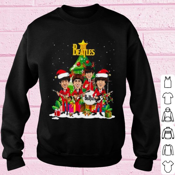 Original The Beatles Santa Claus Tree Christmas shirt