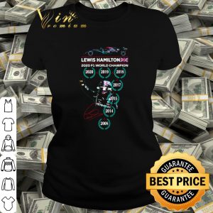 Best Lewis Hamilton 2020 f1 world champion signature shirt 1