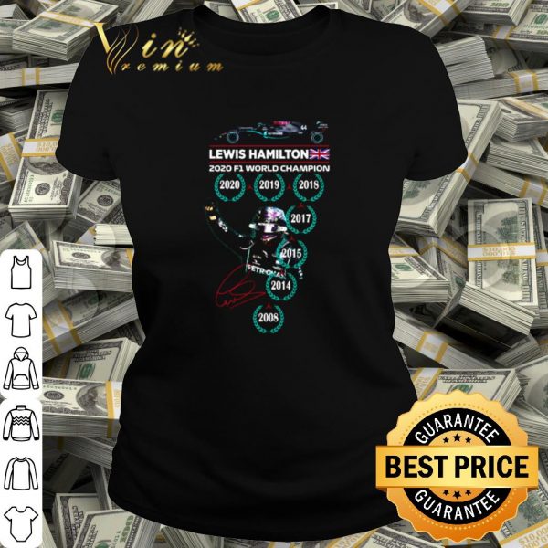 Best Lewis Hamilton 2020 f1 world champion signature shirt