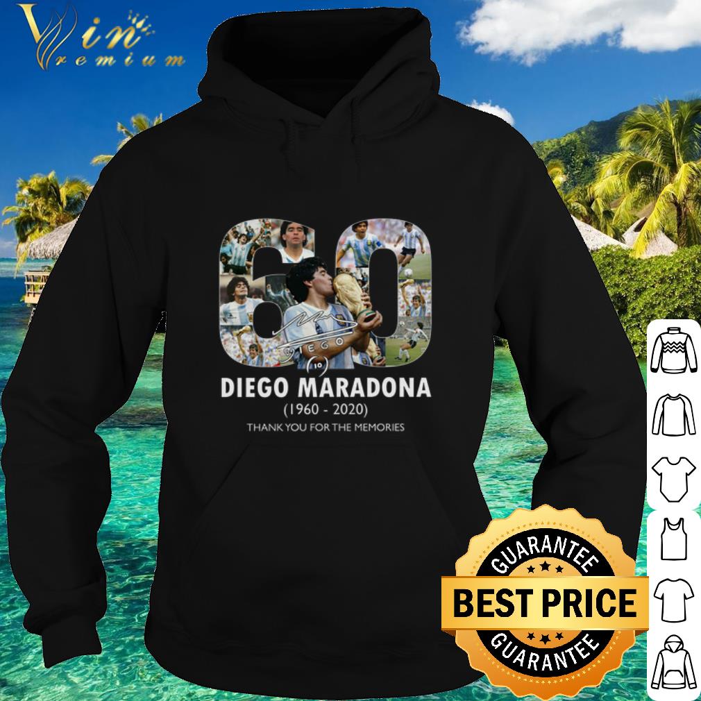 2f3d3bc1 top 60 diego maradona 1960 2020 thank you for the memories signature shirt 4 - Top 60 Diego Maradona 1960 2020 thank you for the memories Signature shirt