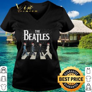 Cool The Beatles abbey road Christmas shirt 2