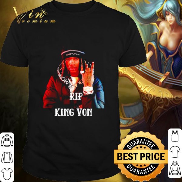 Premium Rip King Von shirt
