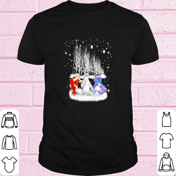 Pretty Sloth Snow Merry Christmas shirt