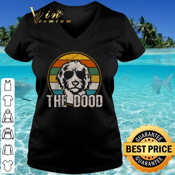 Nice Goldendoodle wears glasses The Dood Vintage shirt