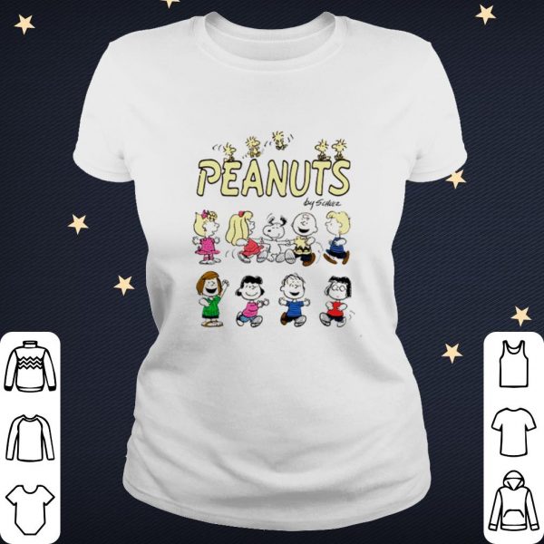 Pretty Peanuts by schulz characters dabbing shirt