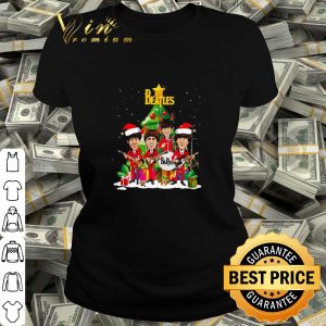Official The Beatles Santa Claus Tree Christmas shirt 1