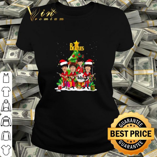 Official The Beatles Santa Claus Tree Christmas shirt