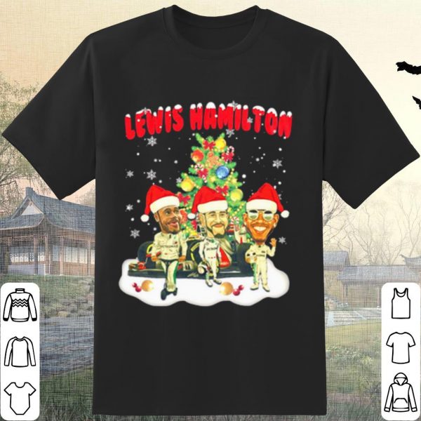 Cool Lewis Hamilton chibi Christmas tree shirt
