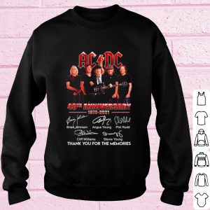 Best ACDC 48th Anniversary 1973 2021 thank you for the memories signature shirt 2