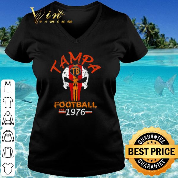 Cool Tampa Bay Football 1976 Skull retro shirt