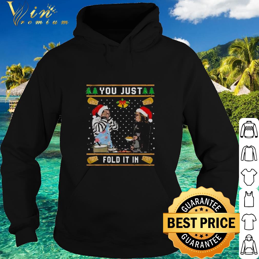 47e54619 premium schitts creek you just fold it in christmas shirt 4 - Premium Schitts Creek you just fold it in Christmas shirt